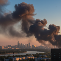 Ukrainian drones hit Lukoil oil refinery