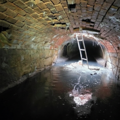 Tunnel from the times of Austro-Hungarian Empire in Stryi