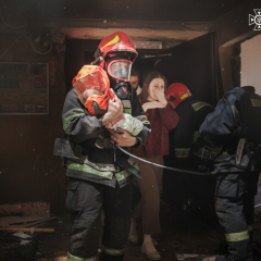 Пожежа в п'ятиповерхівці через електроковдру