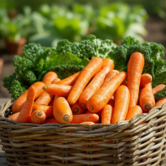 Illustration for the article - rising prices for carrots