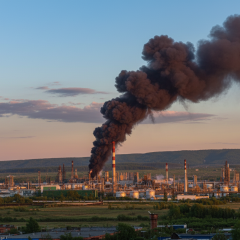 Нафтопереробний завод, пошкодження від вибуху