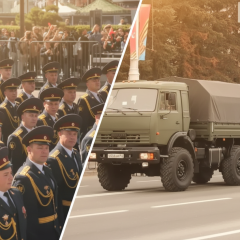 Russian parades on May 9
