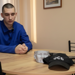 Russian in Ukrainian army uniform captured