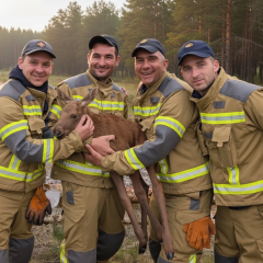 Лосеня из антиспутниковой сети спасено