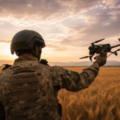 Ukrainian drone disrupts logistics near Mariupol