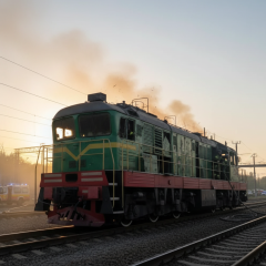 Injured train driver due to Russian attack
