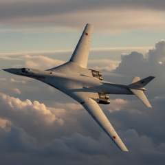 Photo of the updated Tu-160 against the backdrop of lost capability