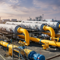 Графік зменшення імпорту газу у Квітні