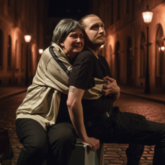 Poster for the play based on Gonchar Prize-winning novel