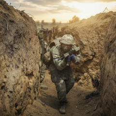 Battles and airstrikes on the frontline