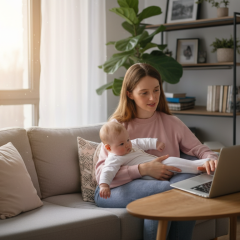 Monetary compensation for baby package