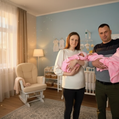 36-річна жінка з трійнями