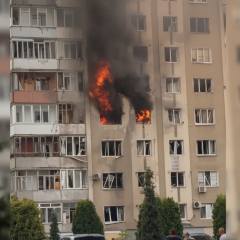 Russian killer drones attacking Ivano-Frankivsk