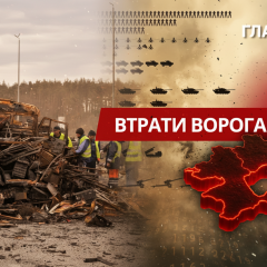 Зображення втрат Росії на тлі Генштабу