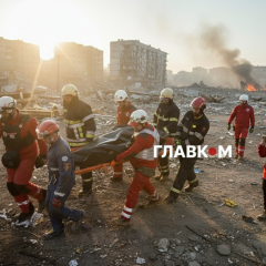 Тело под завалами в Киеве