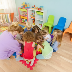 Pilot Mriya in kindergarten