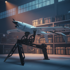 Drone manufacturer's office after the attack