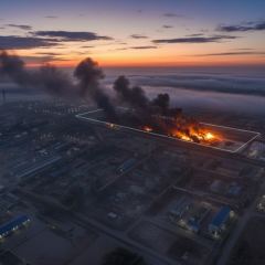 Дрони зупинили виробництво пального на заводі Газпрому в Астрахані