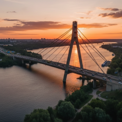 Ремонт Южного моста в Киеве