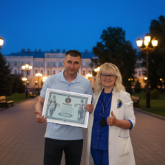 Record for 12-hour foot massage in Lviv region