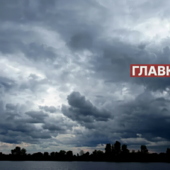 Небо перед грозою в Україні