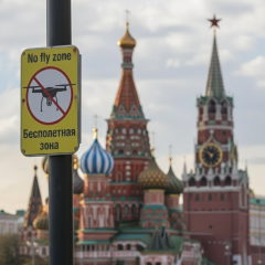 Combat drone attacks Moscow's air defense