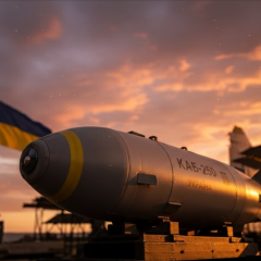 Українська керована авіабомба та дрони