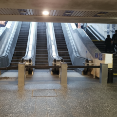Escalators at Central Station are not working