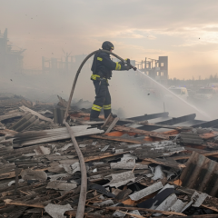 Russian drones attack civilian infrastructure in Sumy region