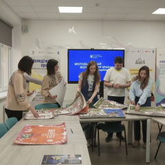 Posters about Cossack victory in youth centers