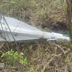 Radiation on debris of Russian rocket