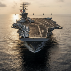US aircraft carrier in the Caribbean due to accusations