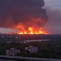 Ukrainian drones attack oil refineries in Russia