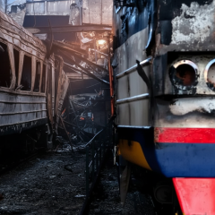Shortage of seats on trains due to shelling