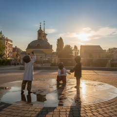 Kyiv founders in embroidered shirts