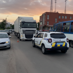 Авария с грузовиком в Василькове