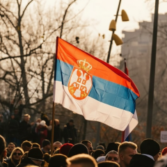 Mass student protests in Serbia