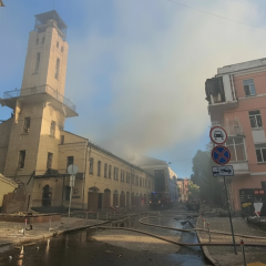 Зруйнований Національний музей Чорнобиль у Києві