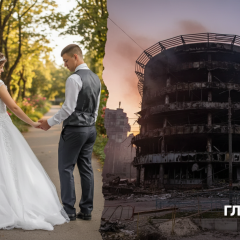 Українці в Тreds збирають нову весільну сукню