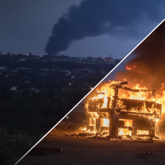 Attack on oil bases in Crimea