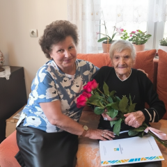Марія Шевцова святкує 102-й день народження