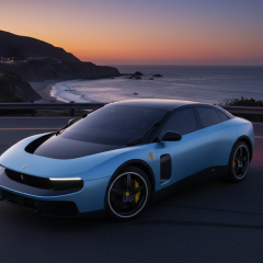 Первый электро-Ferrari в Италии