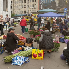 Injured in Kyiv after the strike