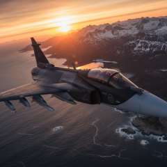 Ukrainian pilots on Gripen fighters