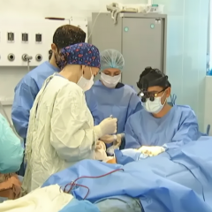 Bone transplantation by military surgeons