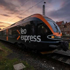 Поезд Leo Express из Перемышля во Франкфурт