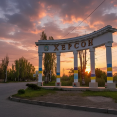 Атака русской армии на Херсон