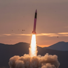 Testing new ballistic missile FP-7