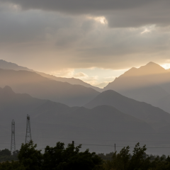 Snow in June in Kyrgyzstan