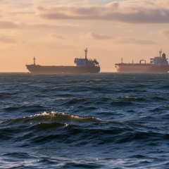Ship with stolen grain